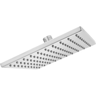 1660788.002 8-Inch Square Rain Shower Head, Polished Chrome