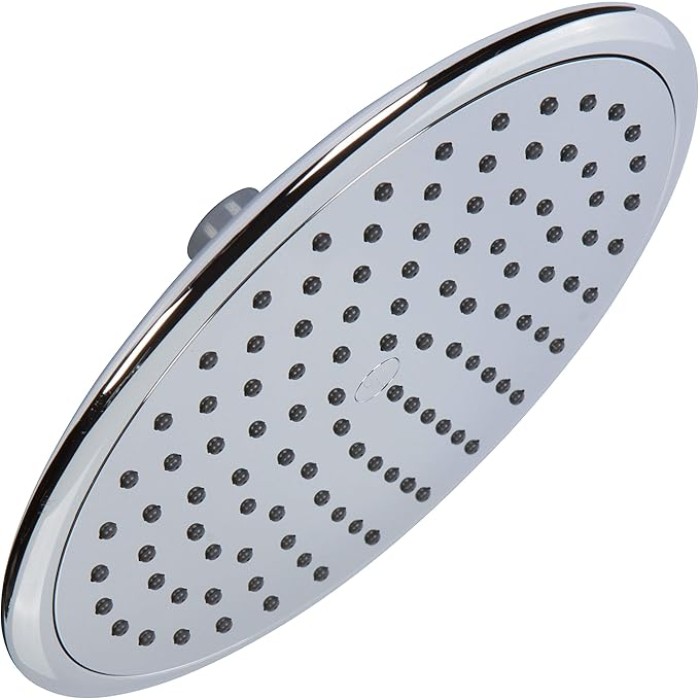 Waterfall Showerhead - 9 Inch Large Overhead Rain Shower Head - High Flow Best With Extension Arm, 1.8 GPM - Chrome & California Certified