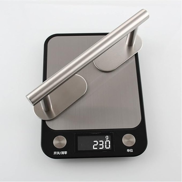 Self Adhesive Stainless Steel Towel Rack, Towel Rack, Wall Mounted Towel Bar, Towel Bar for Bathroom, Brushed, 229cm powerfully
