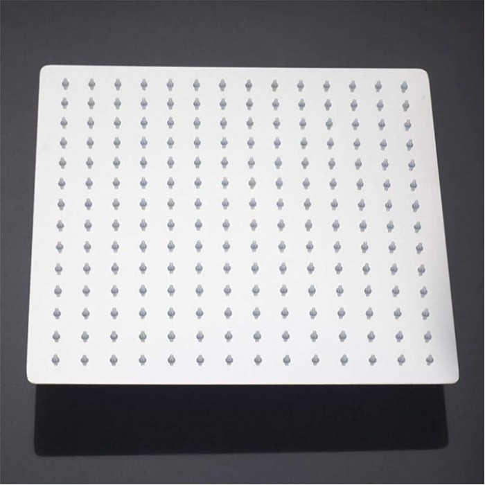 New 8quot; Stainless Steel Square Shower Head Over-Head Rainfall Faucet Top Bathroom Shower Head Sprayer,8 inch