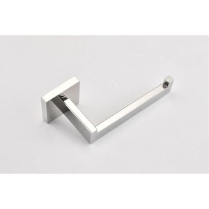 8-Piece Bathroom Hardware Set, Modern Stainless Steel, for Multiple Spaces, Chrome Finish