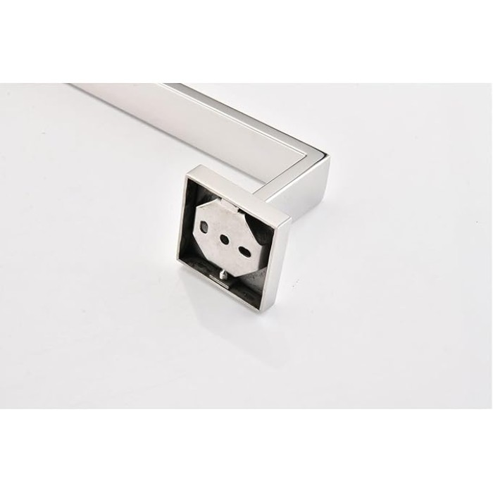 8-Piece Bathroom Hardware Set, Modern Stainless Steel, for Multiple Spaces, Chrome Finish