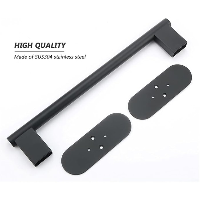 40cm Towel Rails Wall Mounted Bathroom Towel Holder, Hand Towel Holder SUS304 Stainless Steel Bathroom Shelf Storage Rack Towel bar (Brushed) (Brushed)