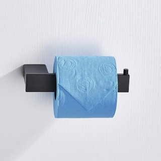 Bathroom Hardware Set Black Robe Hook Towel Rail Towel Rack Tower Bar Shelf Tissue Paper Holder Bathroom Accessories Wall Mount,Single Towel Bar,As Shown